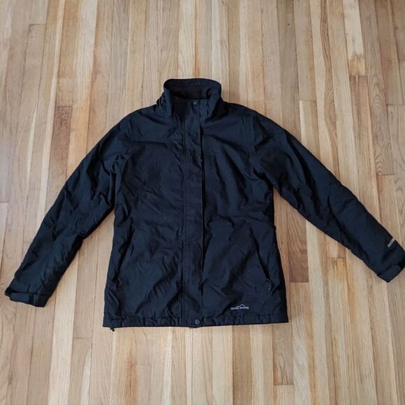Eddie Bauer Weather Edge black winter jacket - Picture 1 of 4
